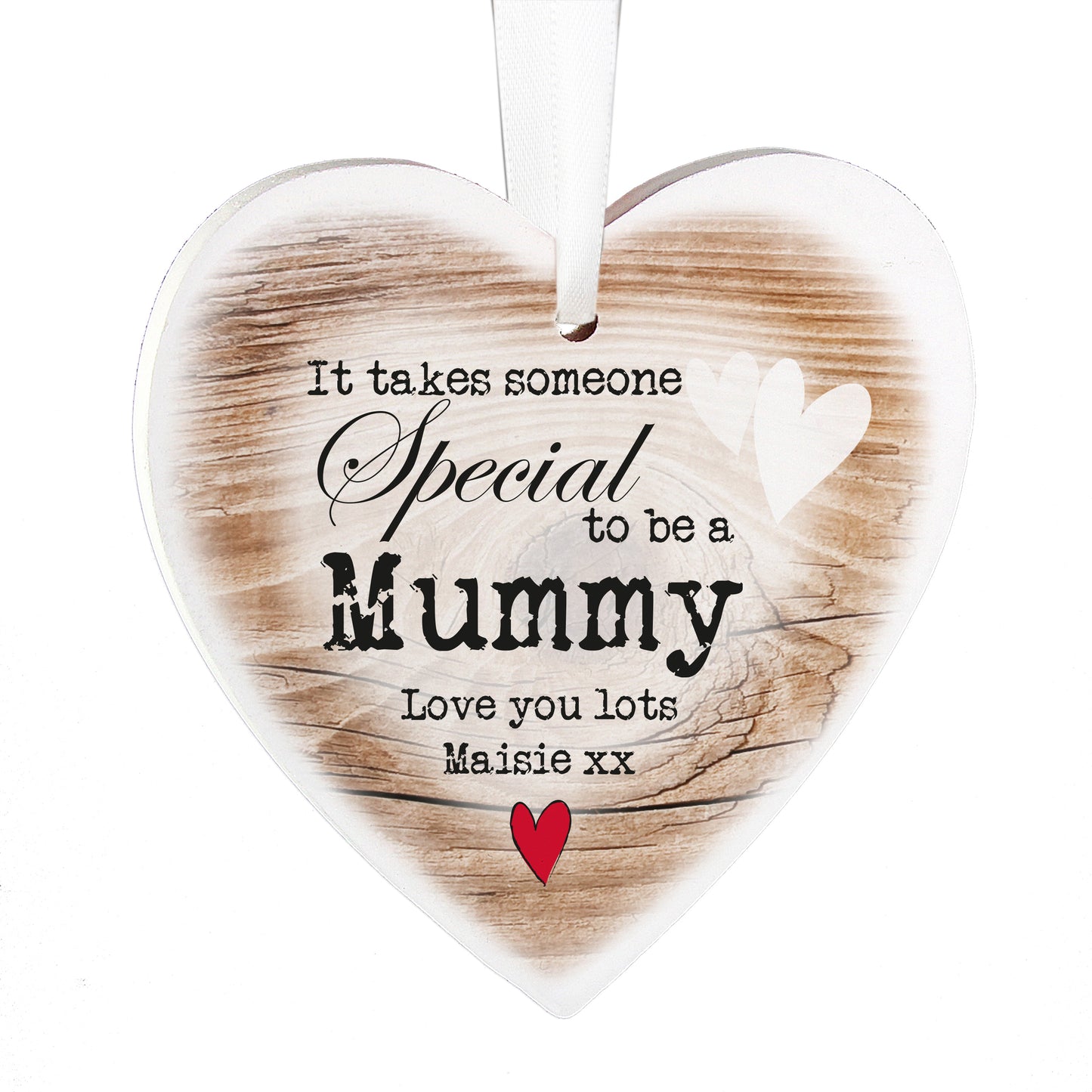 Personalised Someone Special Wooden Heart Shaped Decoration - image 5