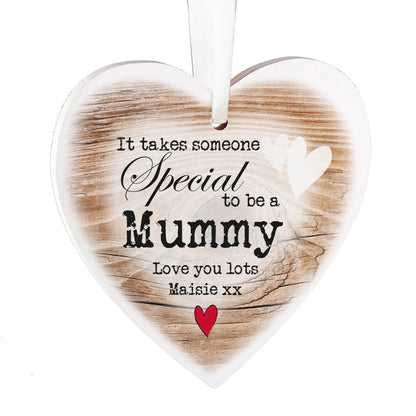 Personalised Someone Special Wooden Heart Shaped Decoration - image 5
