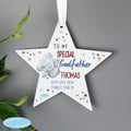 Personalised Me to You Godfather Wooden Star Decoration from Heartfelt Gifts