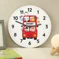 Personalised London Animal Bus Wooden Clock from Heartfelt Gifts
