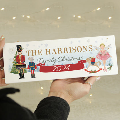Personalised Nutcracker Wooden Mantel Decoration - image 2
