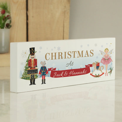 Personalised Nutcracker Wooden Mantel Decoration - image 4