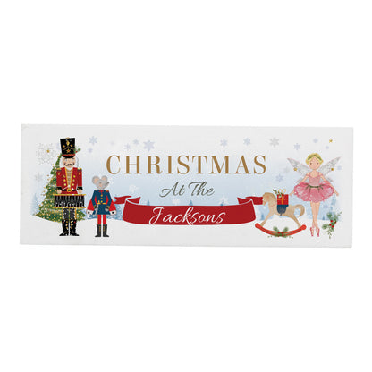 Personalised Nutcracker Wooden Mantel Decoration - image 5
