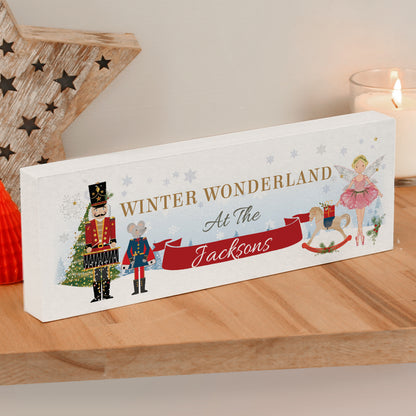 Personalised Nutcracker Wooden Mantel Decoration - image 6