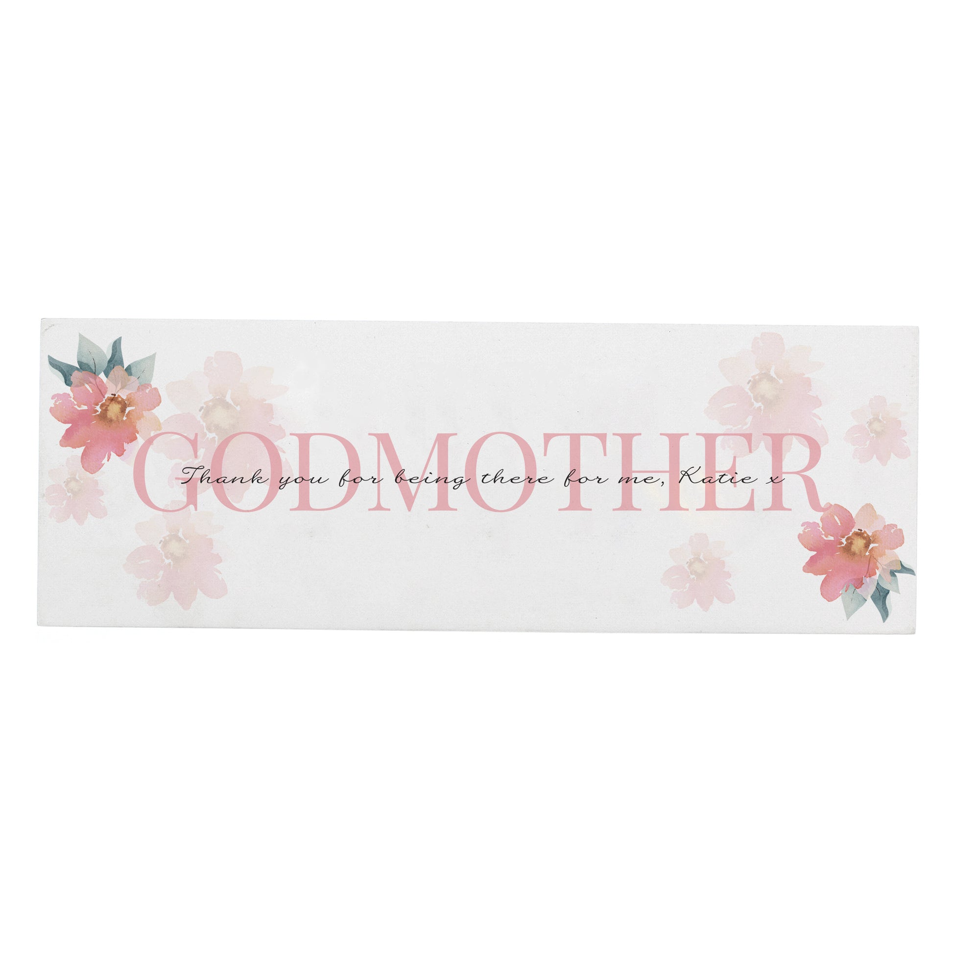 Personalised Floral Sentimental Wooden Mantel Decoration - image 5