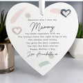 Personalised Love Large Wooden Heart from Heartfelt Gifts