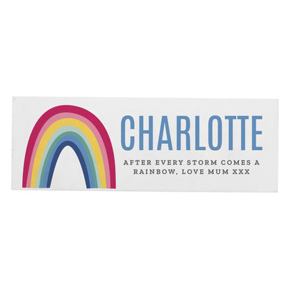 Personalised Rainbow Wooden Mantel Decoration - image 2
