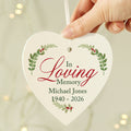 Personalised In Loving Memory Wooden Heart Decoration from Heartfelt Gifts