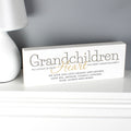 Personalised Grandchildren Wooden Mantel Decoration from Heartfelt Gifts