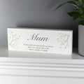 Personalised Branches Wooden Mantel Decoration from Heartfelt Gifts
