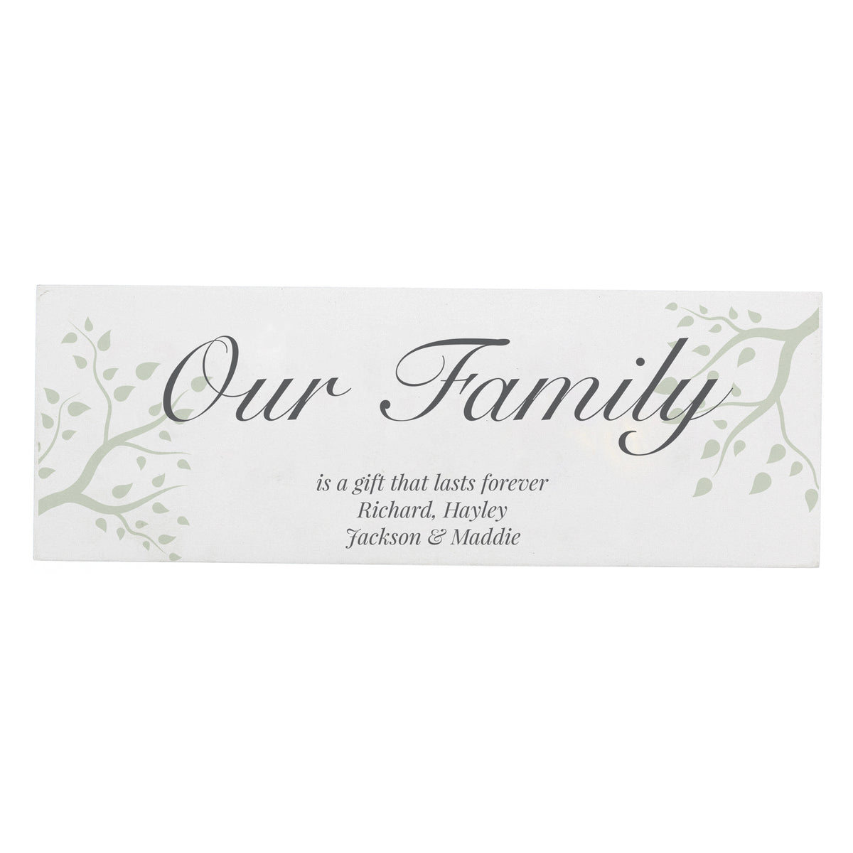 Personalised Branches Wooden Mantel Decoration - image 2