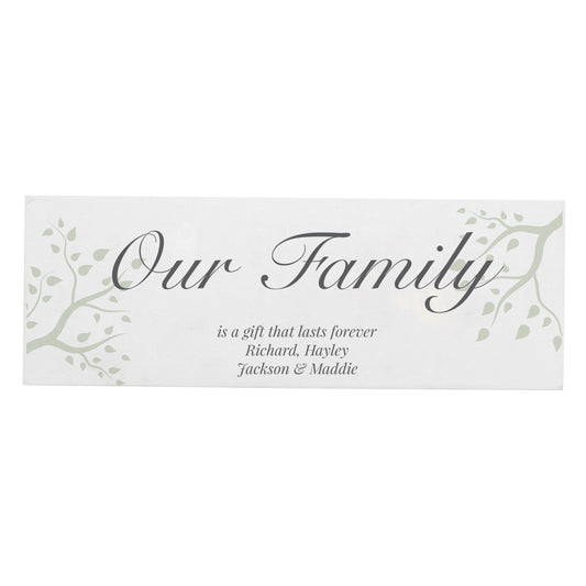 Personalised Branches Wooden Mantel Decoration - image 2