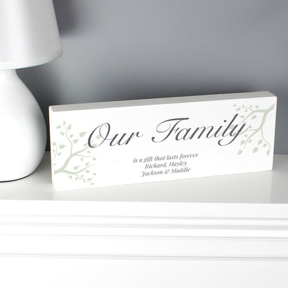 Personalised Branches Wooden Mantel Decoration - image 5