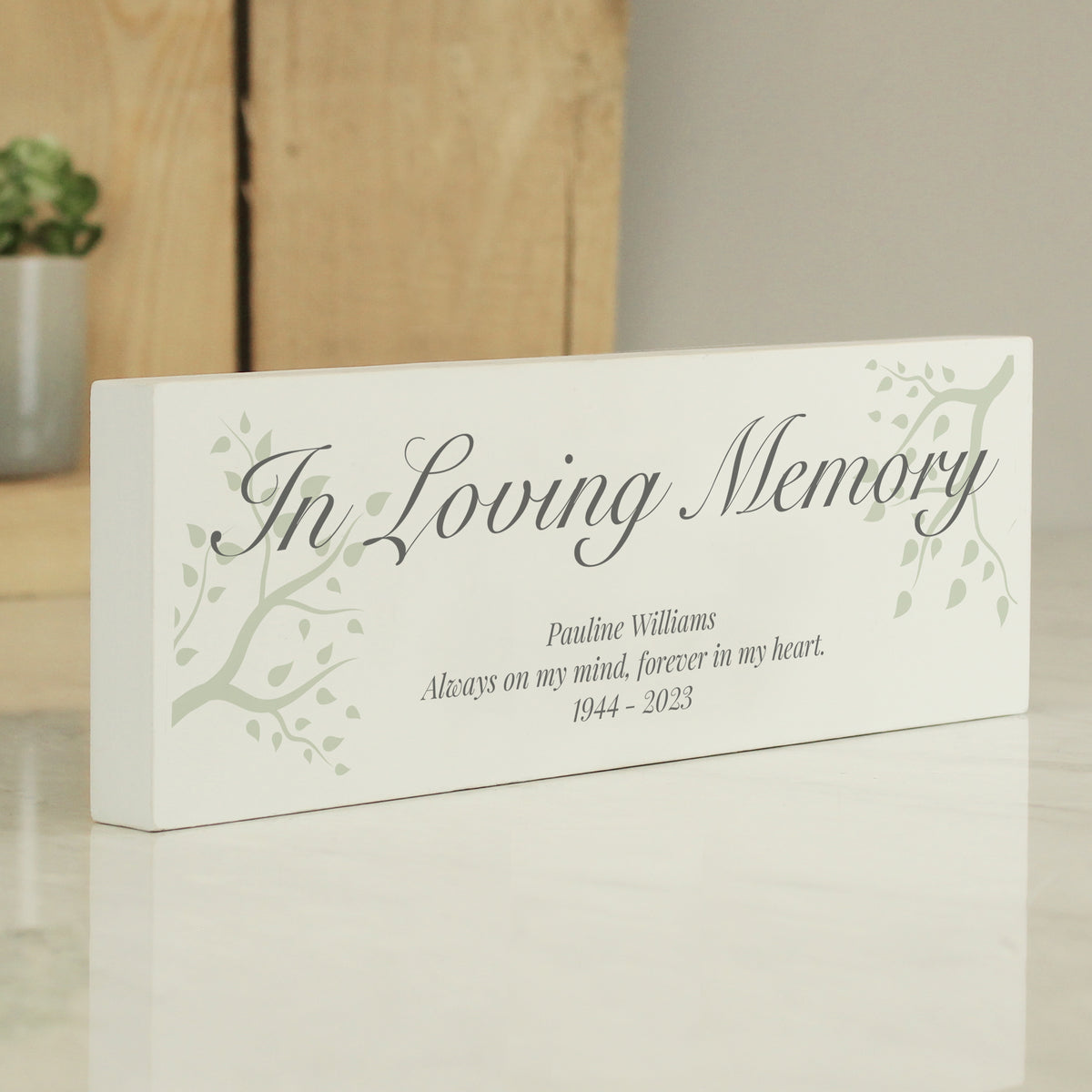 Personalised Branches Wooden Mantel Decoration - image 9