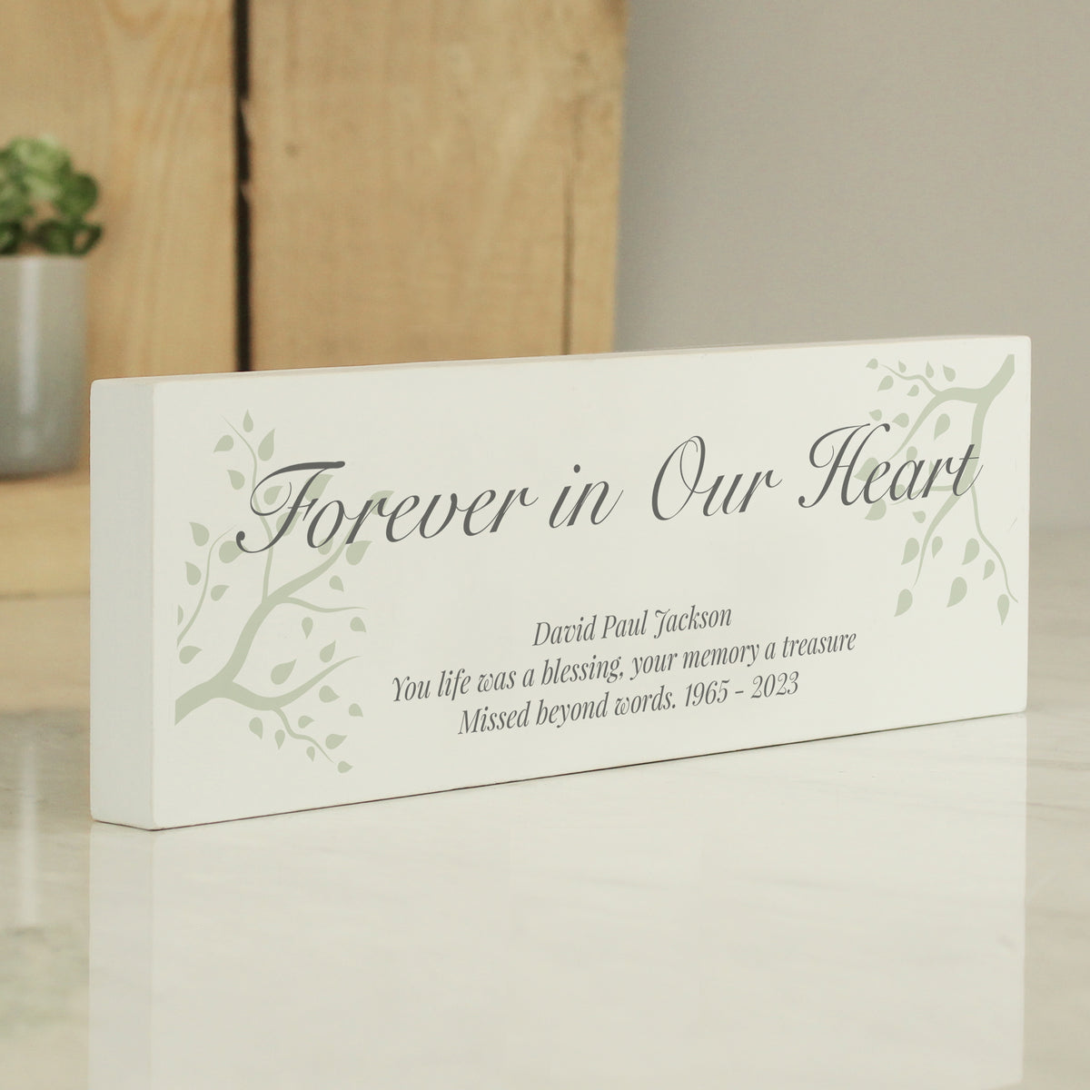 Personalised Branches Wooden Mantel Decoration - image 10