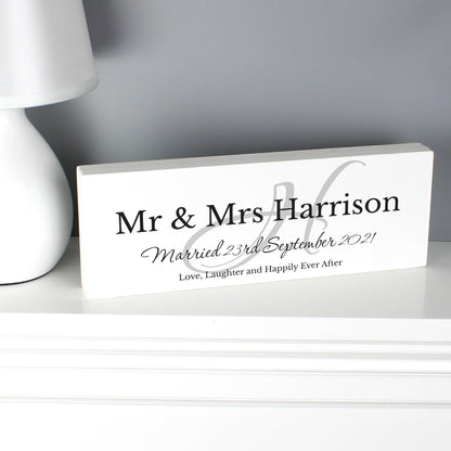 Personalised Family Wooden Mantel Decoration - image 4