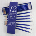 Personalised 12 Reasons Box and 12 Blue HB Pencils from Heartfelt Gifts