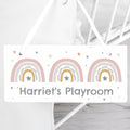 Personalised Rainbow Wooden Sign from Heartfelt Gifts