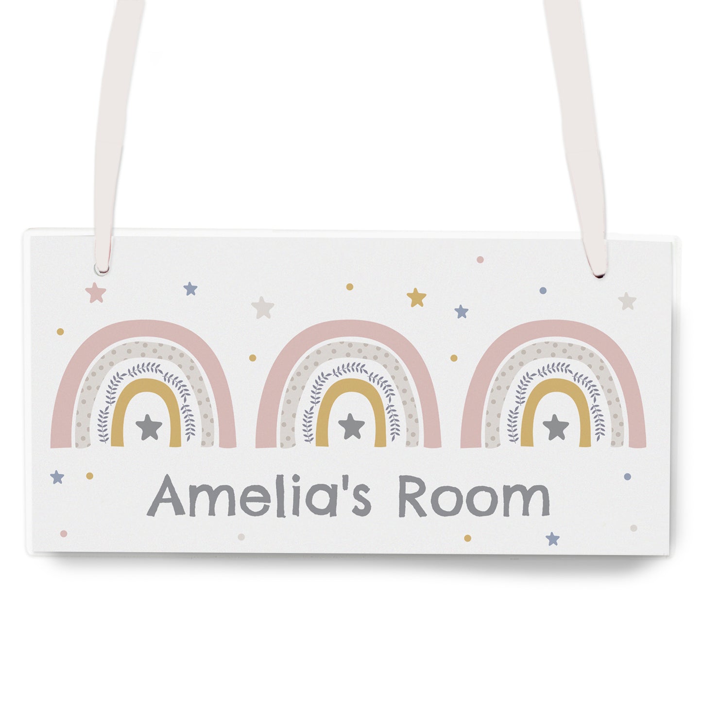 Personalised Rainbow Wooden Sign - image 2