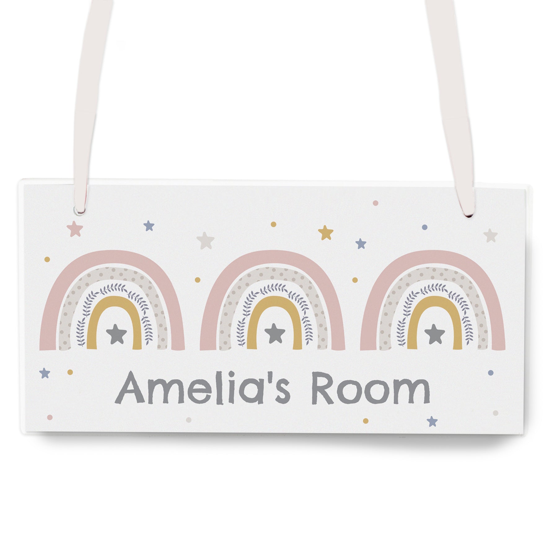 Personalised Rainbow Wooden Sign - image 2