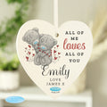 Personalised Me to You Valentine Wooden Heart Decoration from Heartfelt Gifts