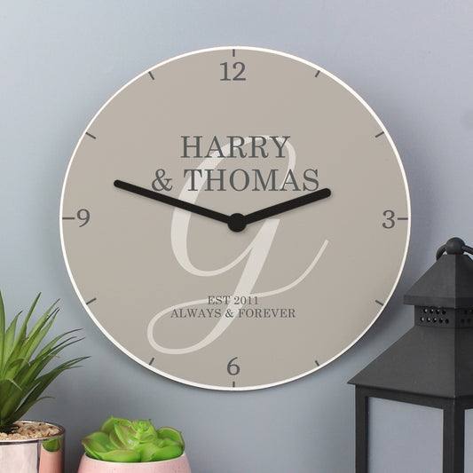 Personalised Family Wooden Clock - image 2
