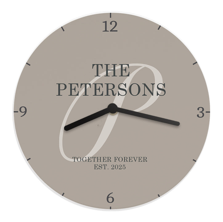 Personalised Family Wooden Clock - image 5