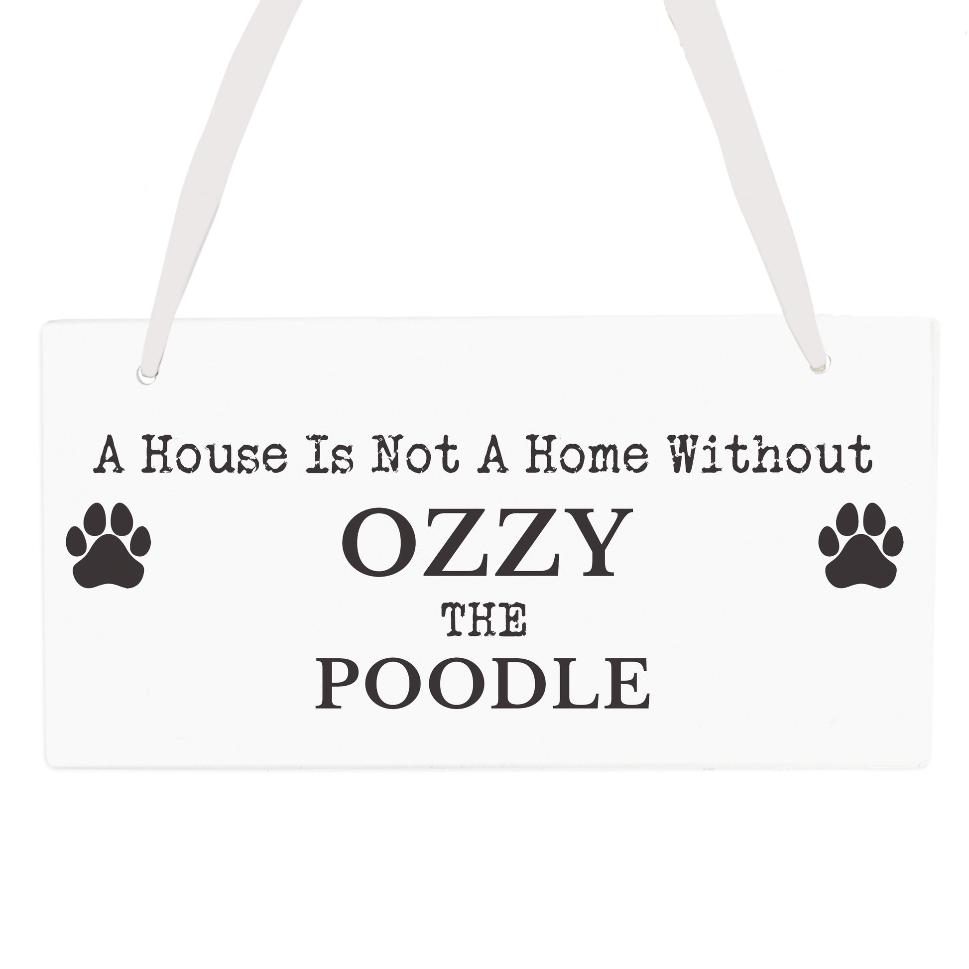 Personalised Paw Print Dog Breed Wooden Sign - image 5