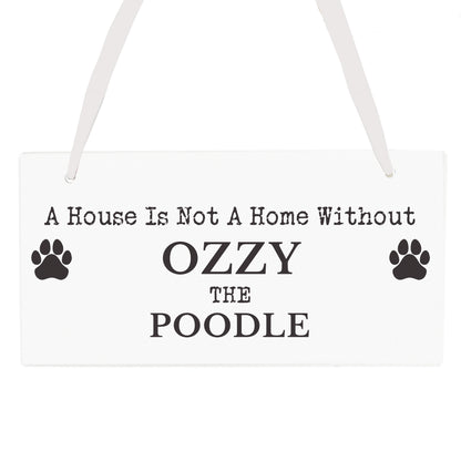 Personalised Paw Print Dog Breed Wooden Sign - image 5
