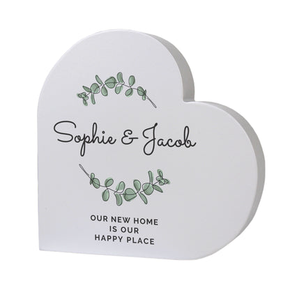 Personalised Botanical Free Standing Heart Ornament - image 5