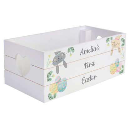 Personalised Easter Egg Hunt Small Wooden Crate - image 5