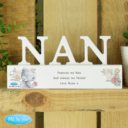 Personalised Me To You Wooden Nan Ornament - image 3