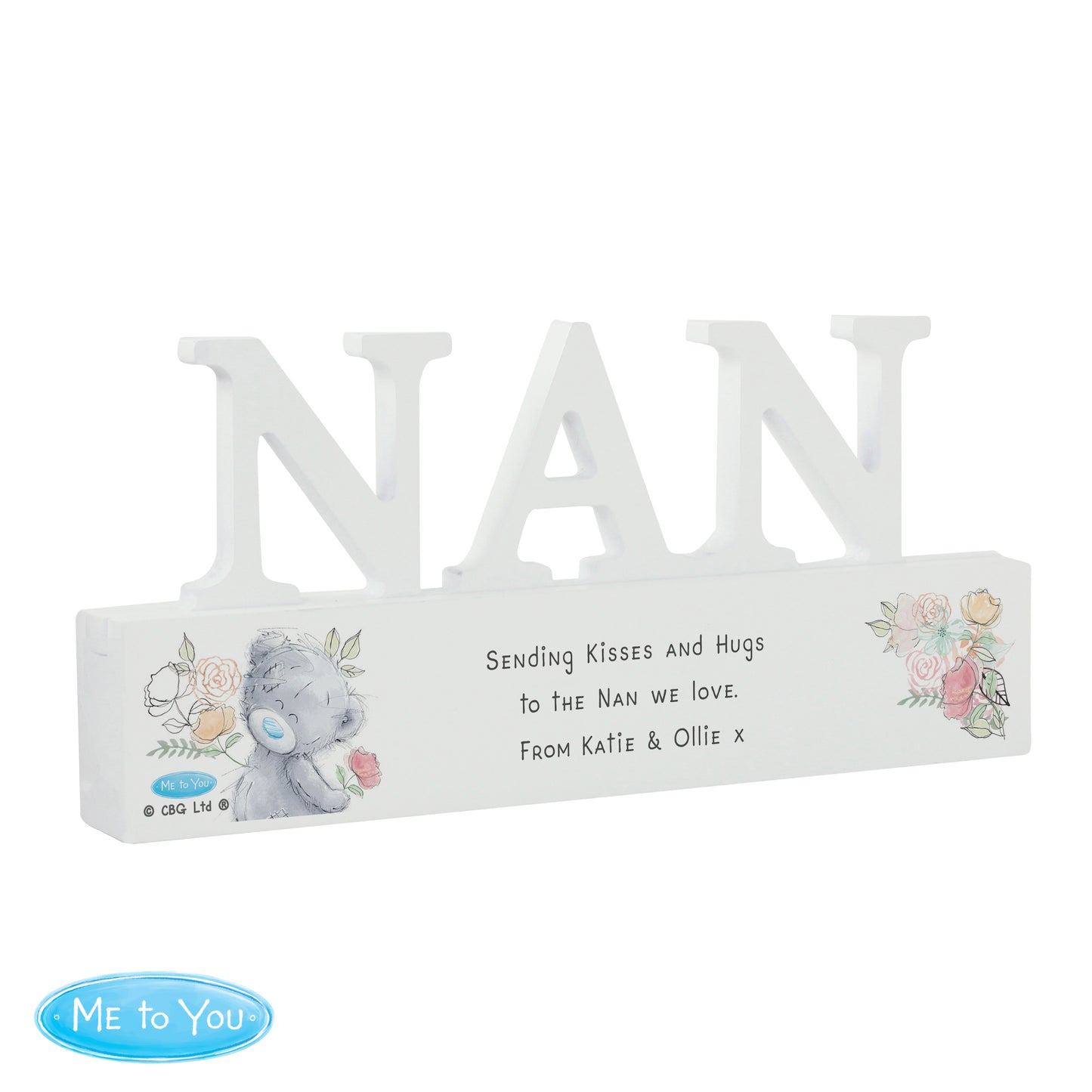 Personalised Me To You Wooden Nan Ornament - image 5