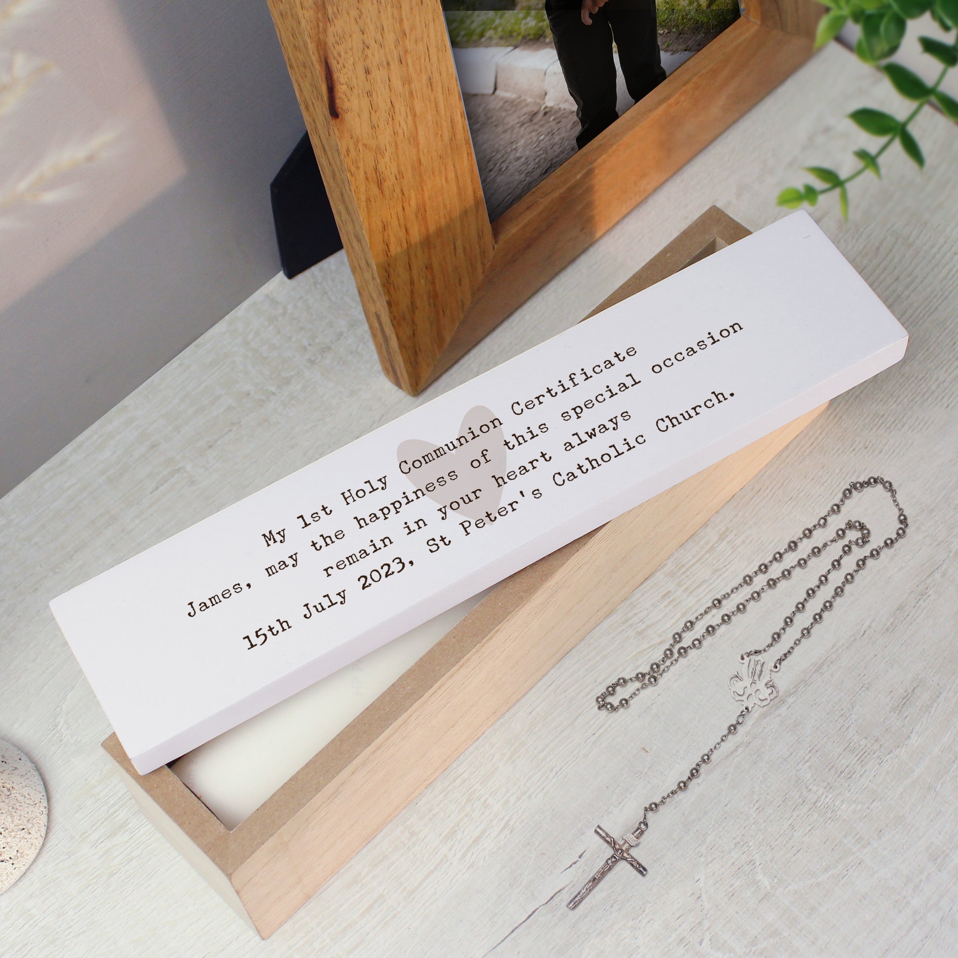 Personalised Free Text Wooden Certificate Holder - image 6