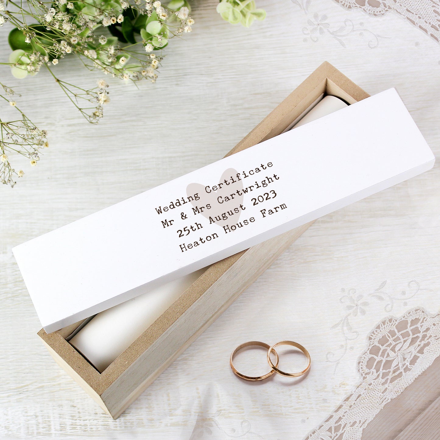 Personalised Free Text Wooden Certificate Holder - image 7
