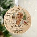 Personalised Photo Upload Robin Memorial Wooden Decoration from Heartfelt Gifts