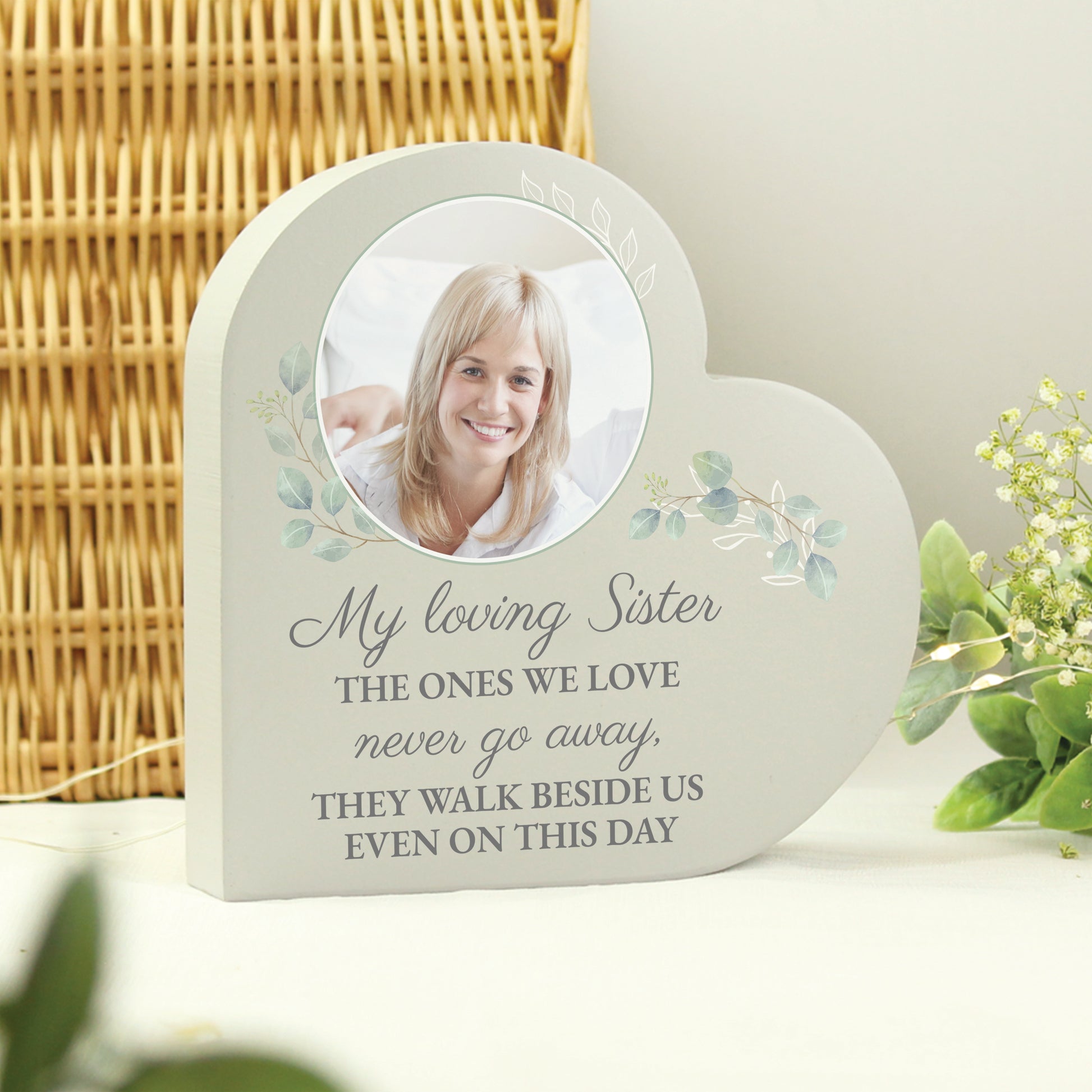 Personalised Wedding Memory Table Heart Ornament - image 4