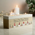 Personalised Gonk Christmas Triple Tea Light Box from Heartfelt Gifts