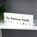 Personalised Christmas Tree Wooden Mantel Decoration from Heartfelt Gifts