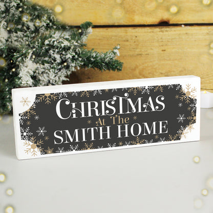 Personalised Family Christmas Wooden Mantel Decoration - image 4