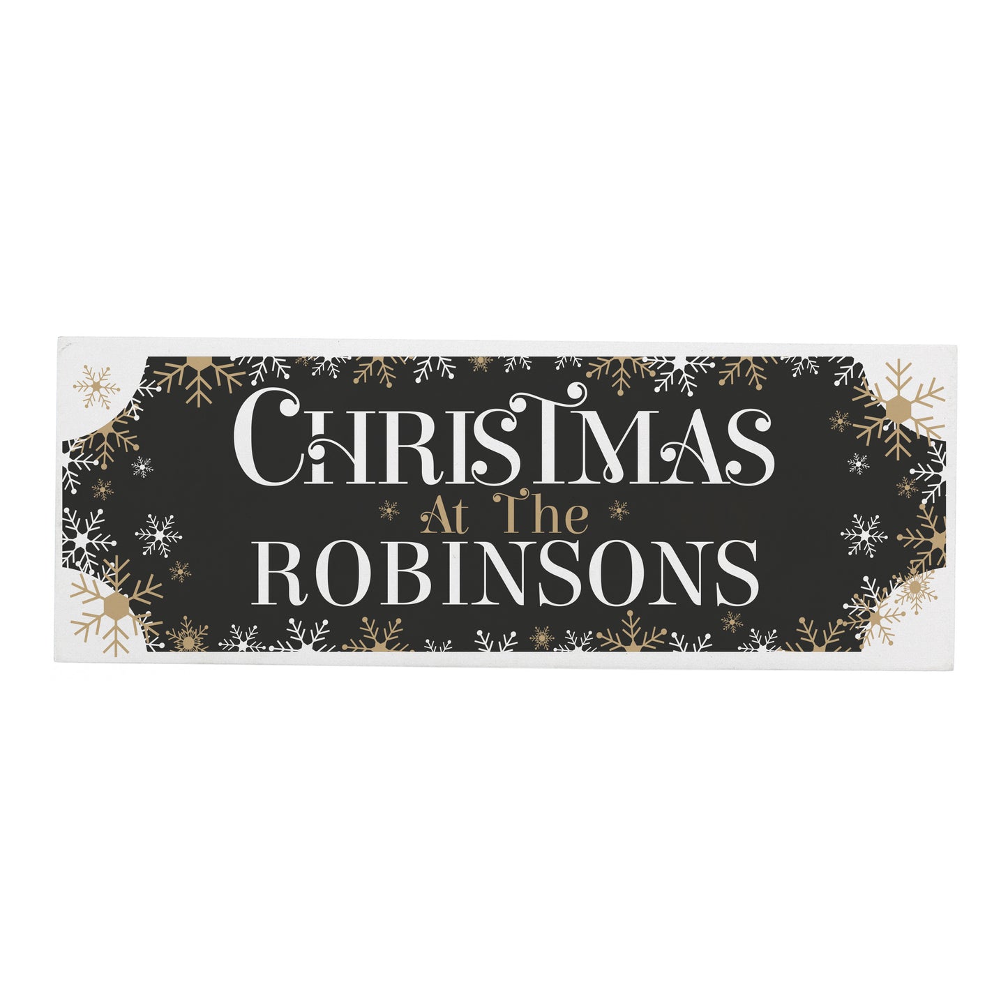 Personalised Family Christmas Wooden Mantel Decoration - image 5