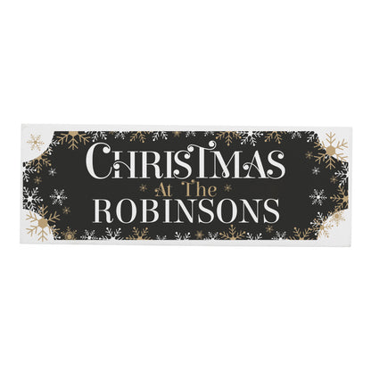 Personalised Family Christmas Wooden Mantel Decoration - image 5