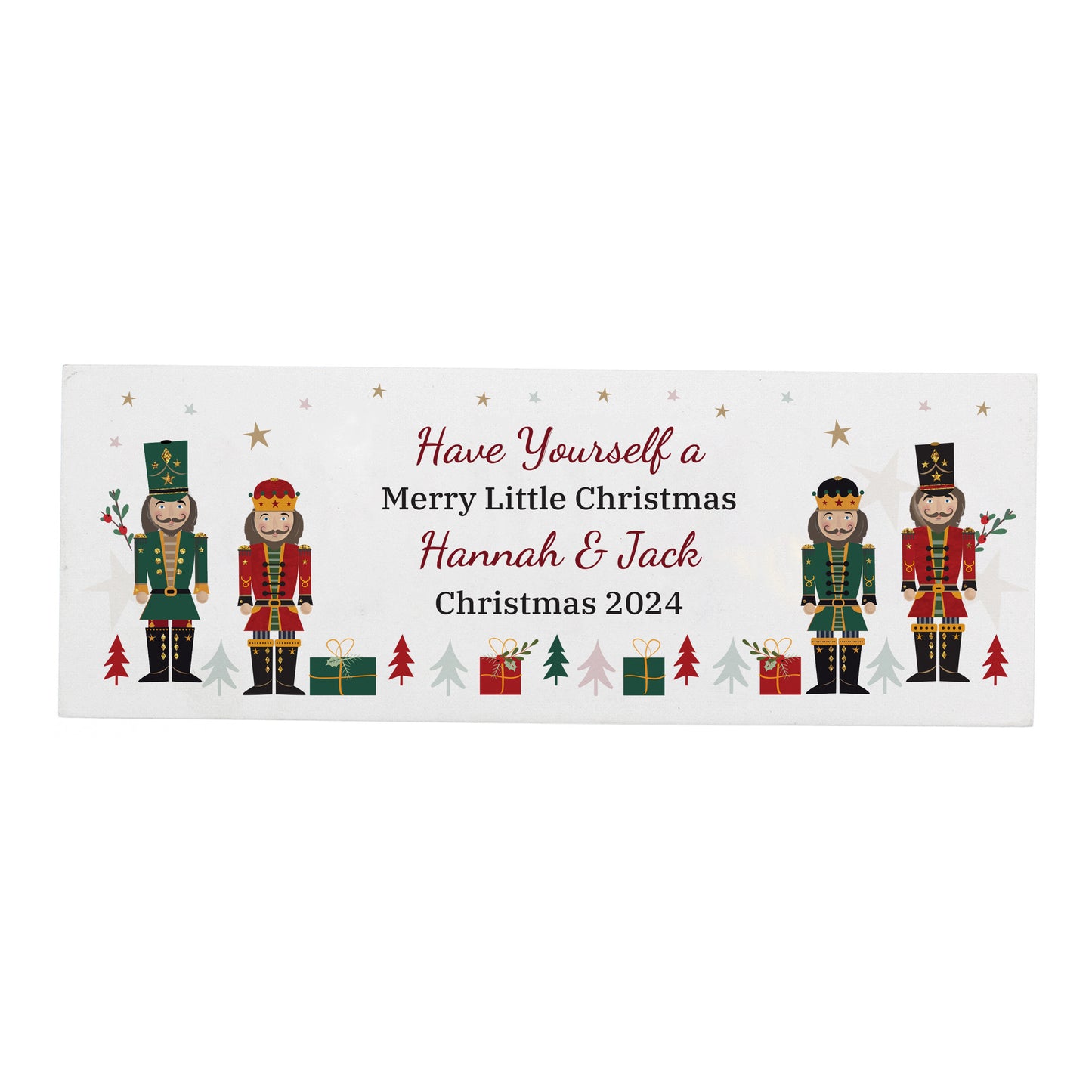 Personalised Christmas Nutcracker Wooden Mantel Decoration - image 5