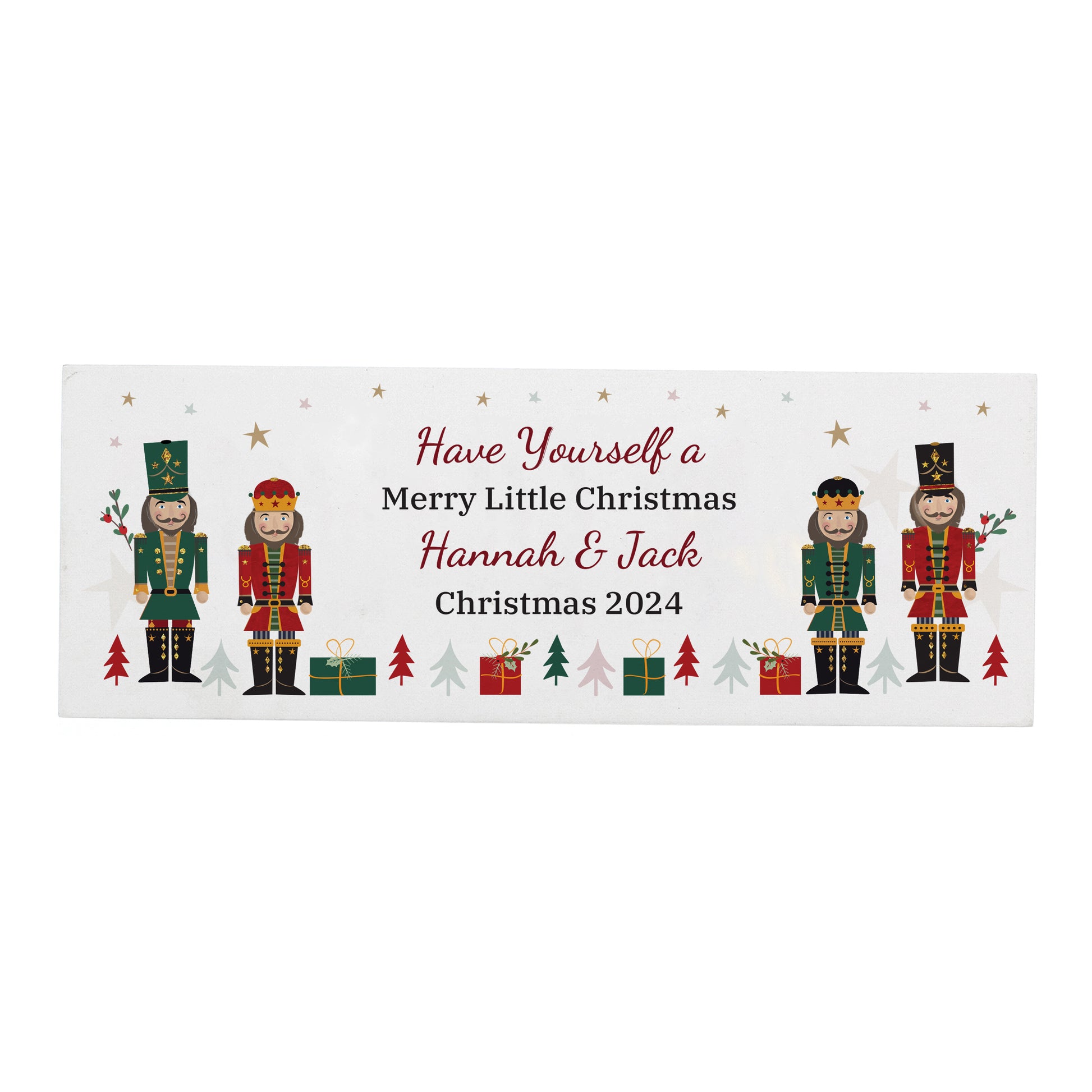 Personalised Christmas Nutcracker Wooden Mantel Decoration - image 5