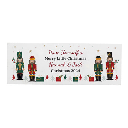 Personalised Christmas Nutcracker Wooden Mantel Decoration - image 5