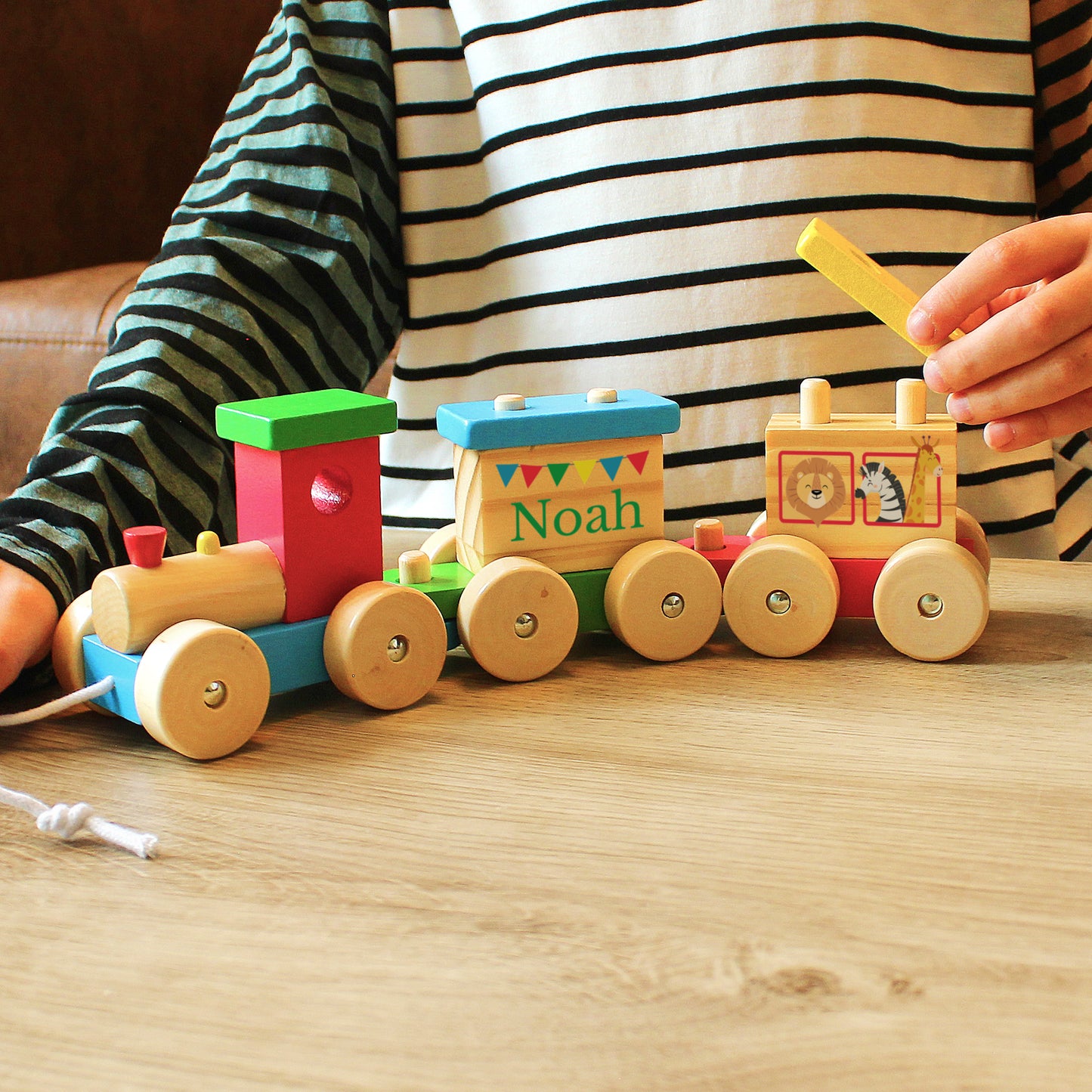 Personalised Circus Toy Train - image 2