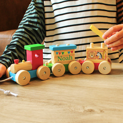 Personalised Circus Toy Train - image 2