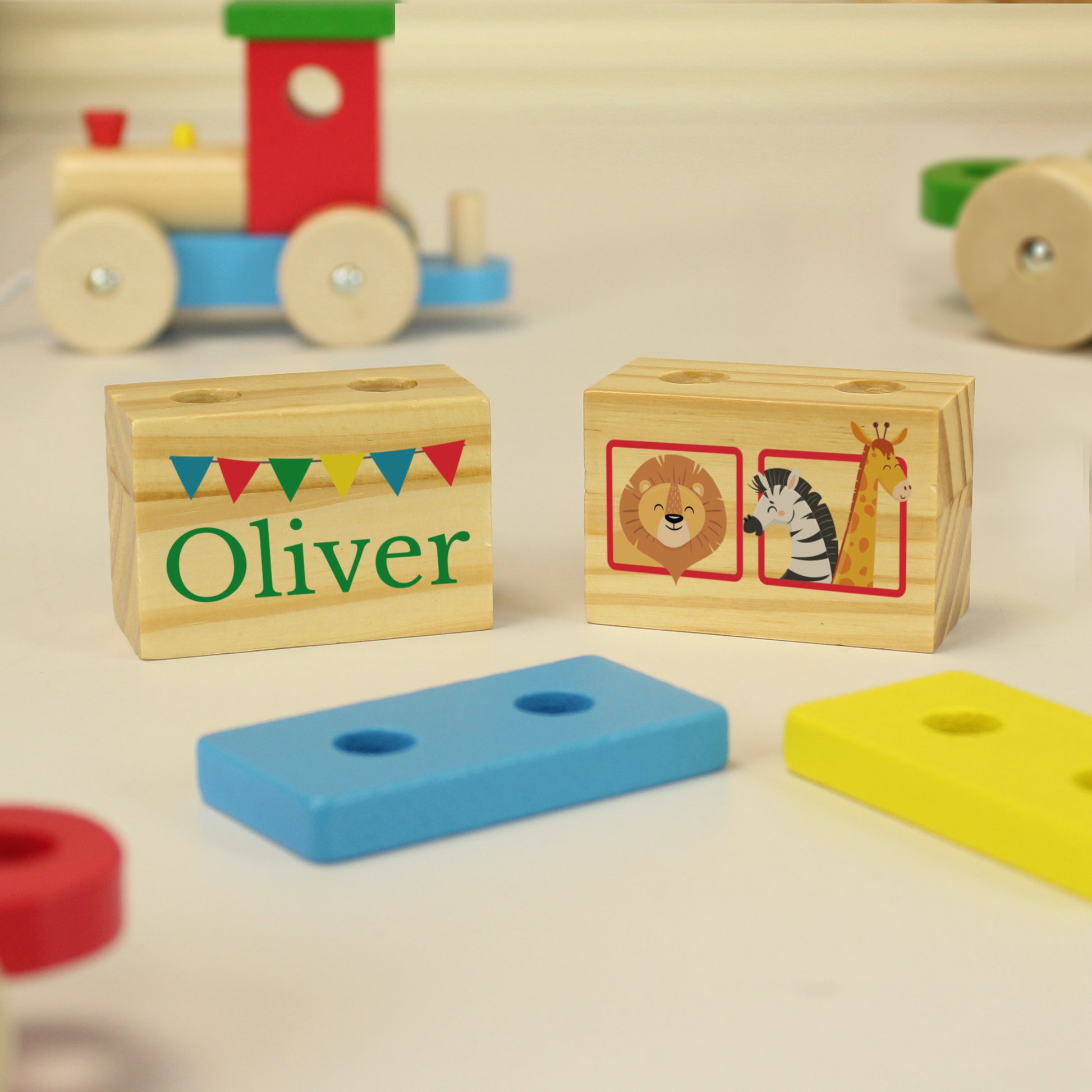 Personalised Circus Toy Train - image 3