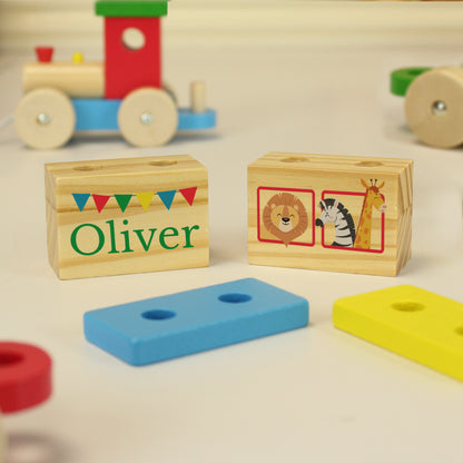 Personalised Circus Toy Train - image 3
