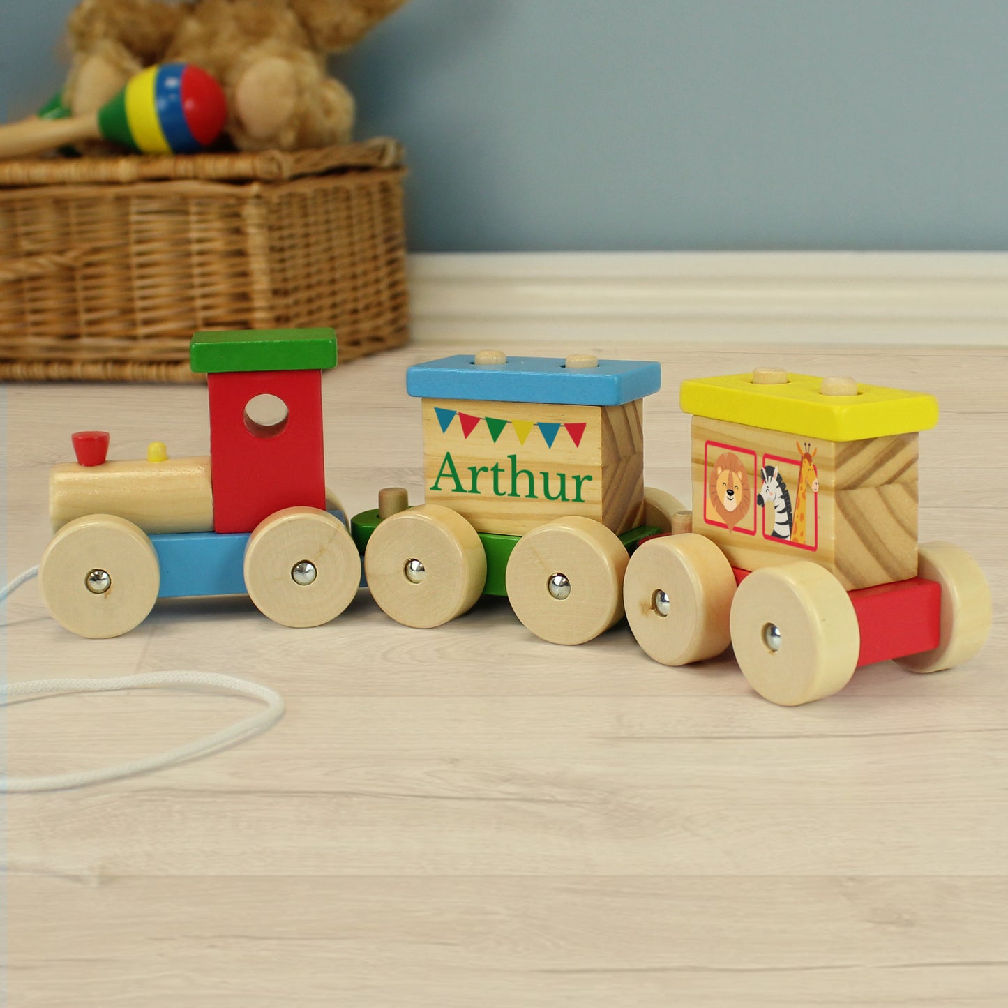 Personalised Circus Toy Train - image 4